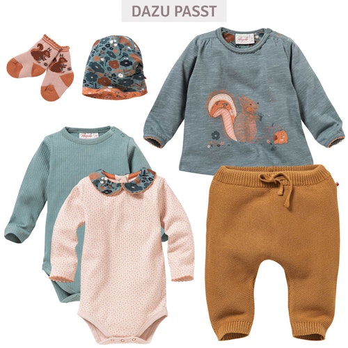 Wende-Beanie Wintervögel