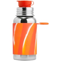 Trinkflasche Sportverschluss 550 ml orange swirl