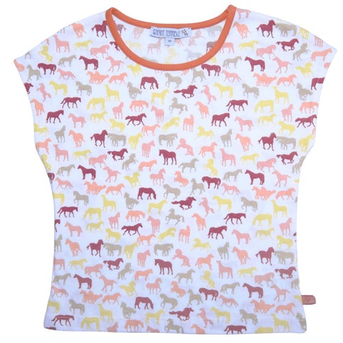 Sommer Shirt Blumen-Druck