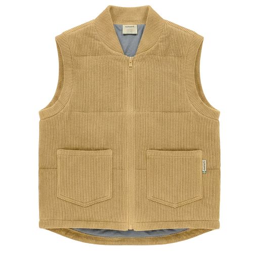Weste gefüttert Denim Blau