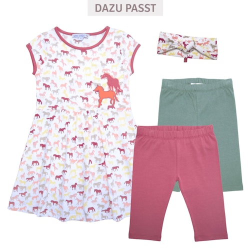 Elastisches Haarband Jersey Pferde
