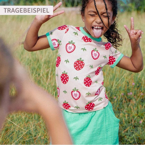 Weiches Raglan Motiv T-Shirt