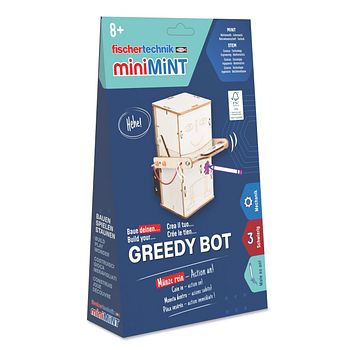 miniMINT GreedyBot - Technik Holzbausatz ab 8 Jahren