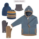 Vorschaubild Loopschal Wolle Fleece