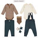Vorschaubild Henley Langarmbody Streifen
