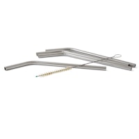 ECO Strohhalm gebogen 4er Set ECO Brotbox