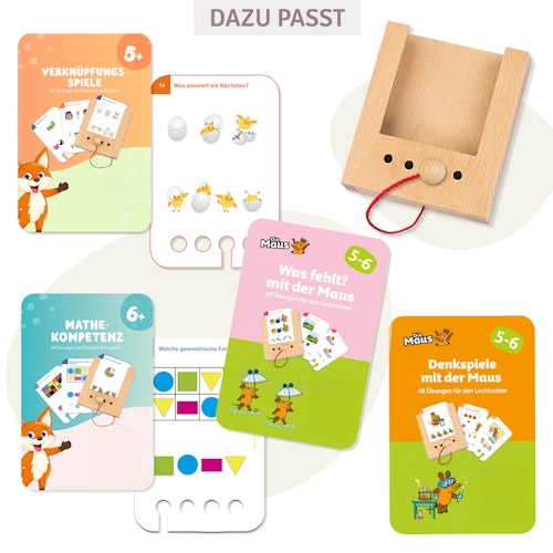 Lochkasten Denkspiele mit der Maus ab 5-6 Jahren