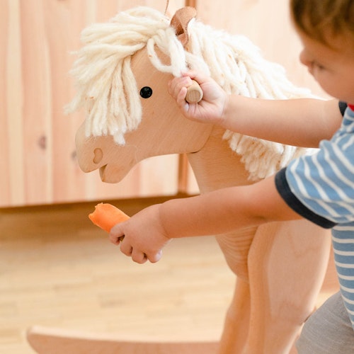 Großes Holz Schaukelpferd ab 1 Jahr