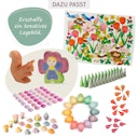 Vorschaubild Spieltuch Seide Frühling Ostern Suchbild 53 x 74 cm