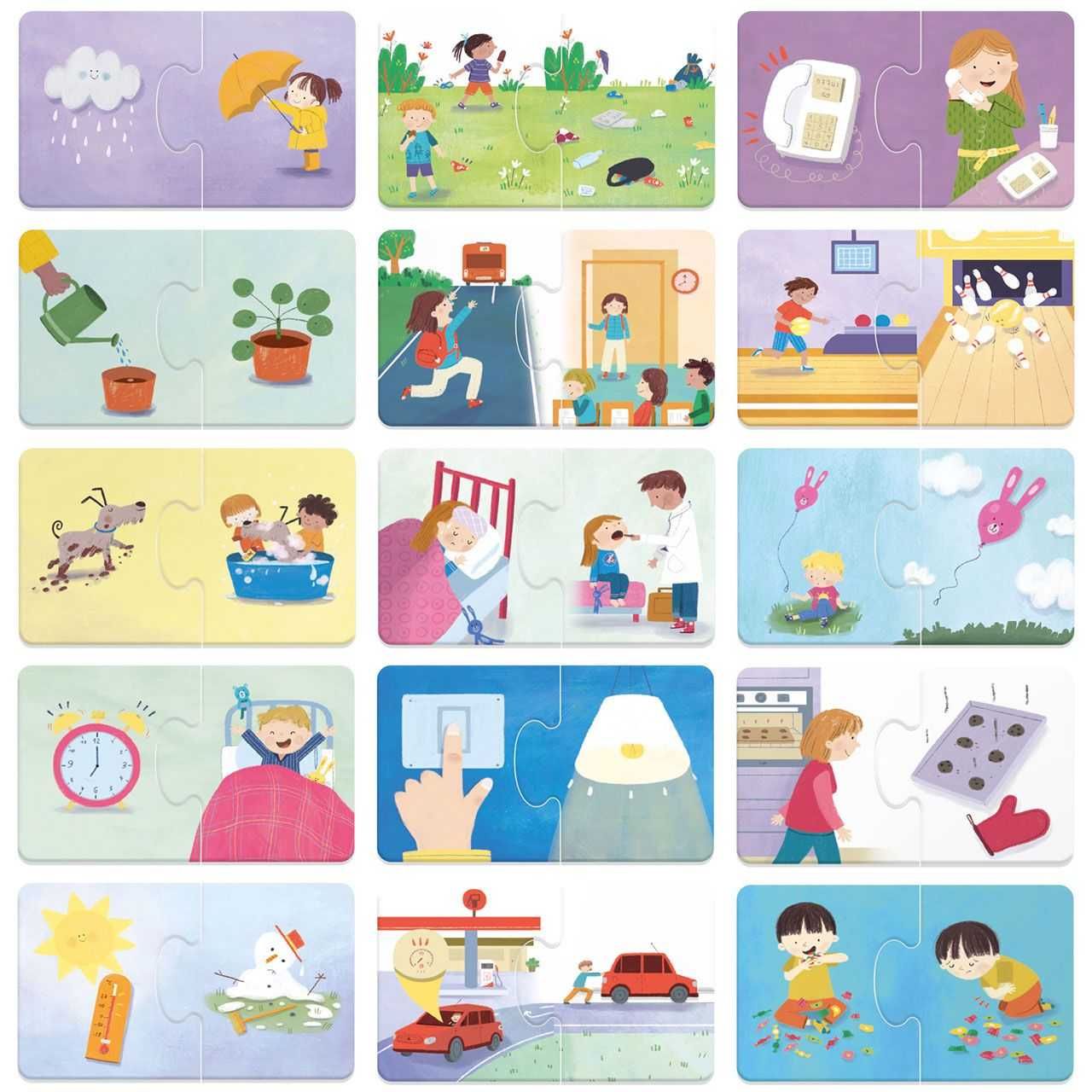 Headu Trio-Logikspiel – Berufe & Werkzeuge Kombinieren, Lernspiel Für Kinder 3–6 Jahre, 36 Selbstkorrigierende Karten