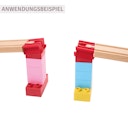 Vorschaubild Verbindungsstücke Holzeisenbahn Basis-Set 8 Teile