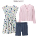 Vorschaubild Lässiges Kleid tropische Blüten