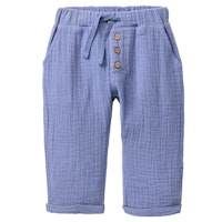 Leichte Musselin Hose blau