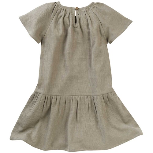 Leichtes Musselin Kleid kurzarm