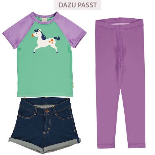 Weiches Raglan Motiv T-Shirt