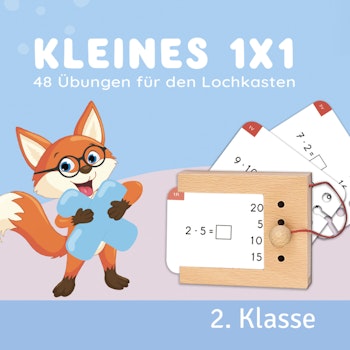 Kartensatz Kleines 1x1 2. Klasse (ohne Lochkasten)