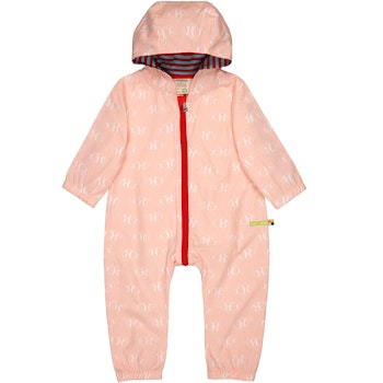 Ungefütterter Outdooroverall Abperleffekt altrosa
