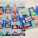 Vorschaubild Kinder Gedächtnispiel Ships and Captains (3-99 Jahre)