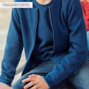 Vorschaubild Strickjacke mit Reißverschluss
