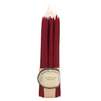 Maya Licht –Palmölfreie Kerzen 14cm 10er Set dunkelrot