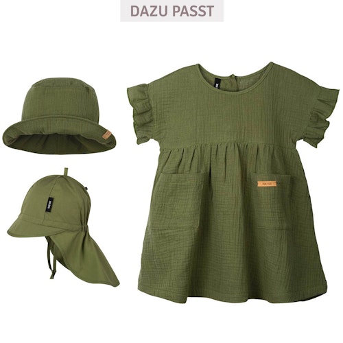 Leichtes Sommerkleid Musselin Rüschen