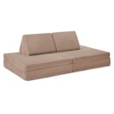 Vorschaubild Funzy Spielsofa 4-teilig Cord Karamell Braun