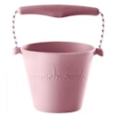 Vorschaubild Silikon Sand Eimer biegsam rosa