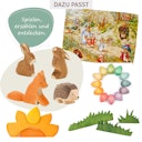 Vorschaubild Spieltuch Seide Beatrix Potter Peter Hase Suchbild 53x74cm