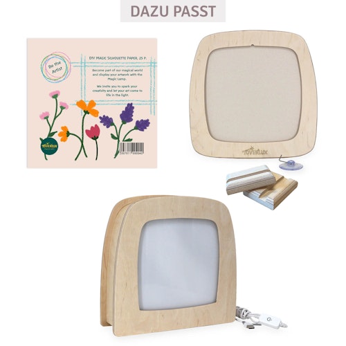 Bastelset für Lampe 25 Blatt 19 x 19 x 0,5 cm