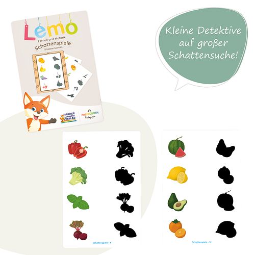 Lemo Kartensatz Schattenspiele ab 3 J.