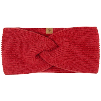 Damen Wolle Kaschmir recycelt Stirnband rot