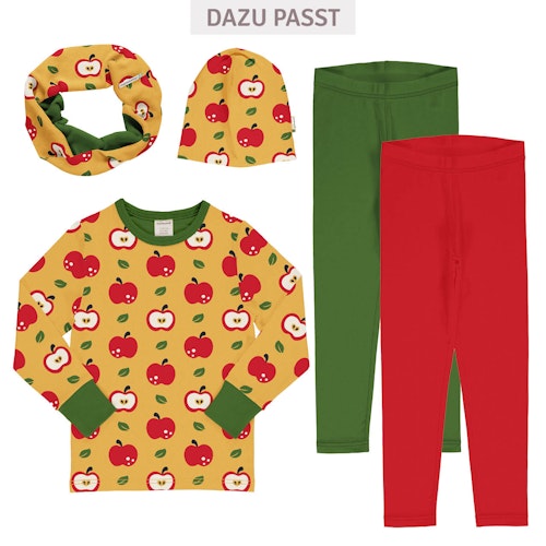 Weiches Langarmshirt Apfel