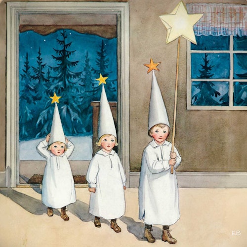 Toverlux Silhouette Elsa Beskow Around the Year January
