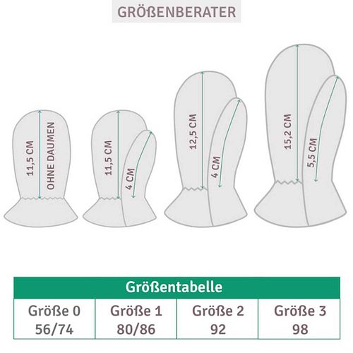 Handschuhe Pure Pure Fleece Schurwolle Uni