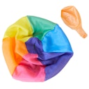 Vorschaubild Regenbogen Luftballonhülle aus Seide