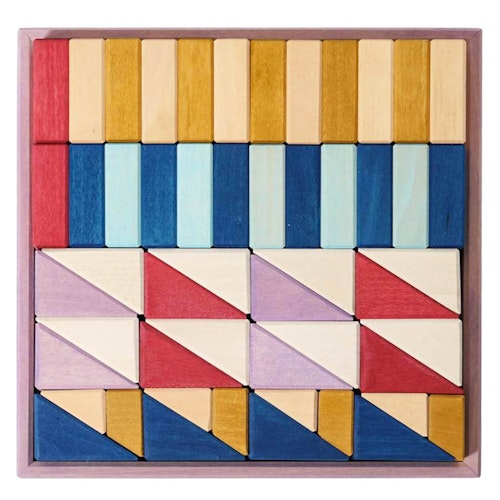 Kleiner Baukasten Rhythm 52 Elemente im Rahmen