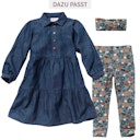 Vorschaubild Lockereres Jeans Kleid