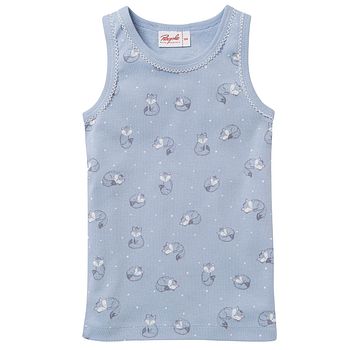 Unterhemd People Wear Organic ohne Arm Motiv