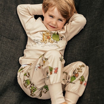 Schlafanzug Pettersson & Findus beige 2 Teile