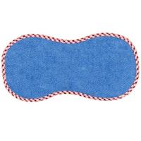 Spucktuch Baumwollfrottee 43 cm lang, 22 cm breit blau