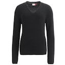 Vorschaubild Weicher Damen Strickpullover V-Ausschnitt