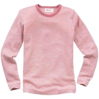 Langarmshirt Wolle Seide
