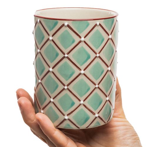 Zahnbürstenhalter RETRO FLAIR aus Keramik