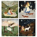 Vorschaubild Lampen Starter Set Tijana Draws Lampe mit 4 Silhouetten