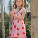 Vorschaubild Flatterkleid kurzarm Fee