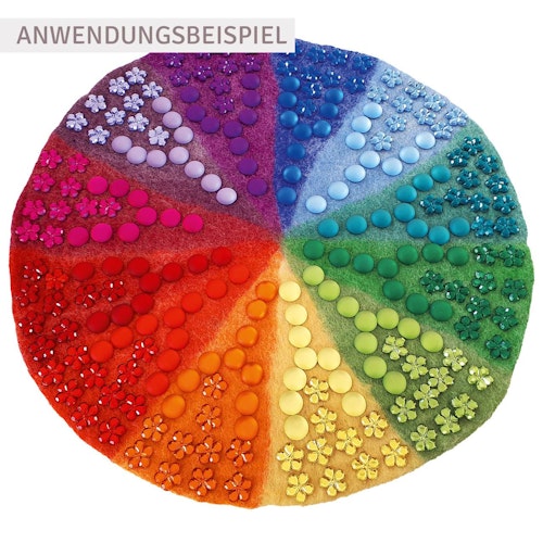 120 Blumen Funkelsteine zum Legen, Sortieren und Basteln