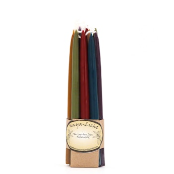 Maya Licht –Palmölfreie Kerzen 14cm 10er Set mixed
