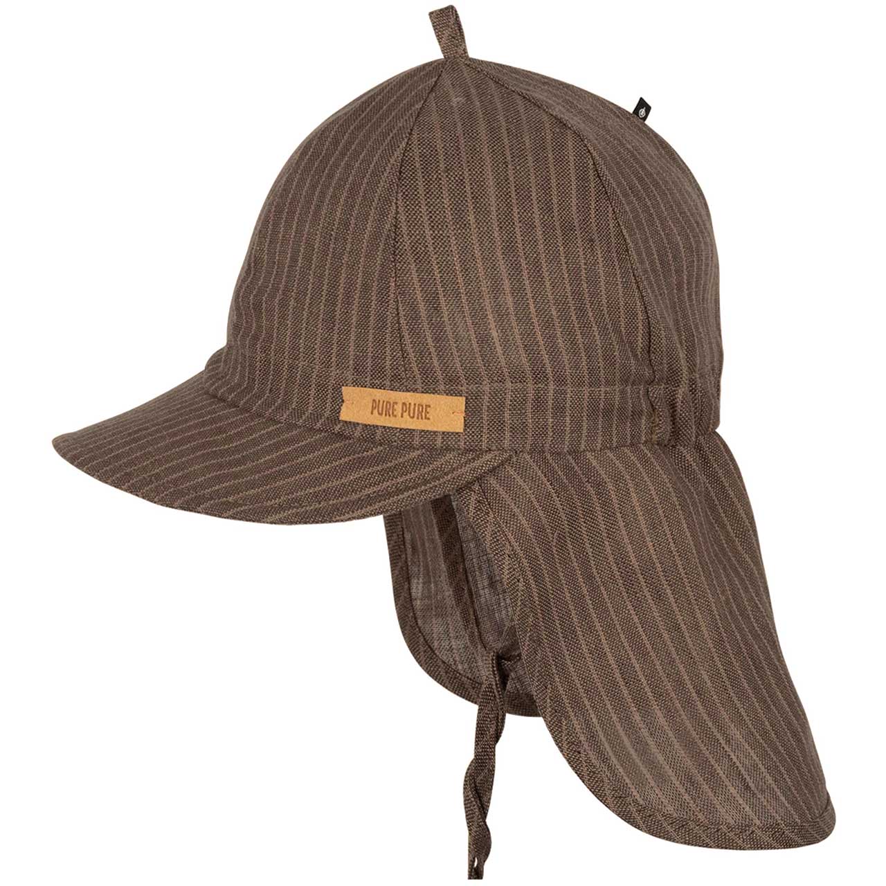 Leinen Schirmmütze Nackenschutz