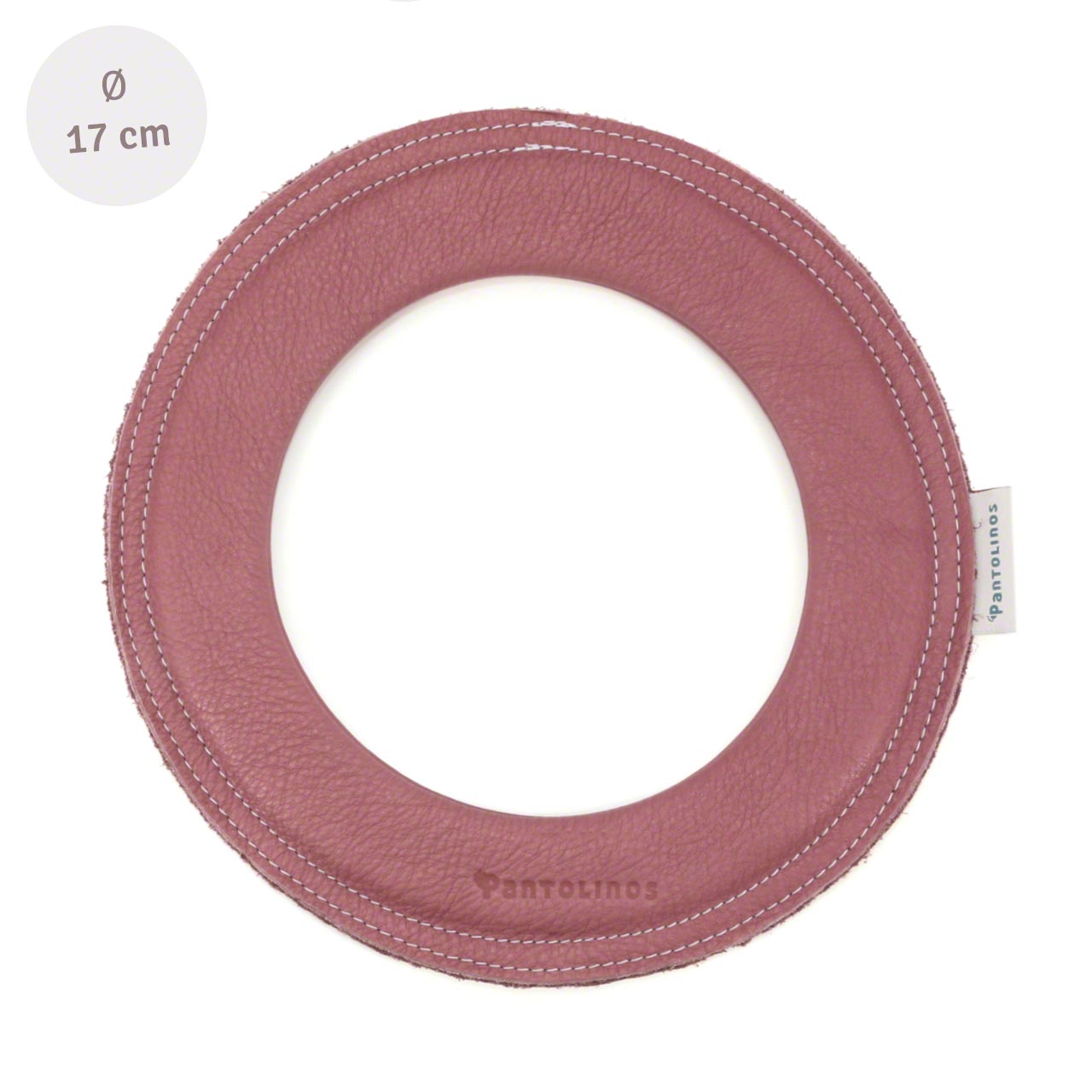 Kleiner super weicher Wurfring LOOP Frisbee altrosa