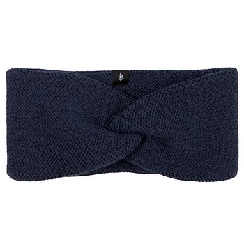 Dickes Wolle Seide Stirnband marine
